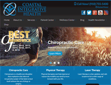 Tablet Screenshot of coastalhealthnc.com